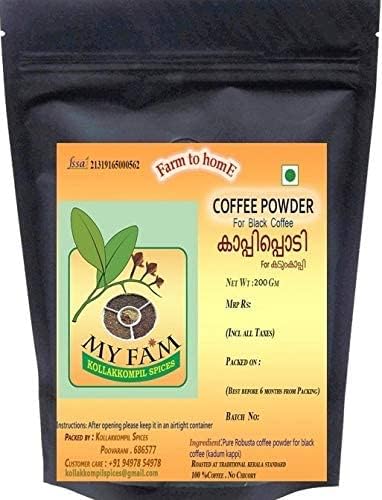 MyFam Kerala Kappi Podi - Coffee Powder for Black Coffee - KADUM KAPPI - 200gm