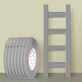 Paraspigoli Cuscinetti per scale di letti a castello Copertura di sicurezza Dormitorio, Regolabile Protezione bordi per gradini di scale Pedate di trazione, Antiscivolo Forte adesivo (Color : Grey1,