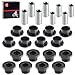 Front & Rear Shock Absorber Bushings Sleeve Kit 16Pcs For Polaris Ranger 500 570 700 800 900 1000 Diesel PRO XD