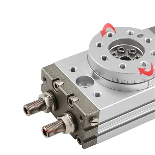 Vérin de table rotative pneumatique 90 ou 180 degrés MSQB-20A - 4