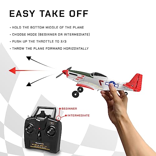 image for VOLANTEXRC Ranger 400 One Key Remote Control Airplane with Xpilot Stab