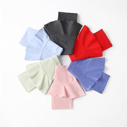 Kids Girls Knee-Length Leggings with Skirt 2 Pack Summer Stretchy Athletic Pants for Girl 3－11 Years Girl2