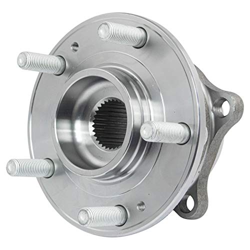 Image of TRQ Left and Right Wheel Bearing and Hub Assembly Set 2 Piece Compatible with 07-14 Hyundai Santa Fe 07-20 Santa Fe AWD 13-14 Sport 13-18 Sport AWD 11-15 Kia Sorento