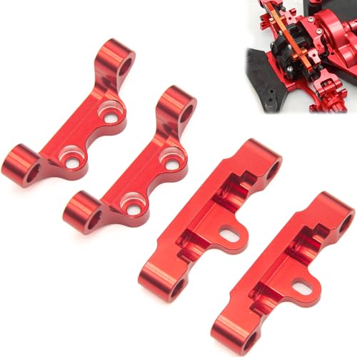 Suspension Arms Seat Set for TT02 Upper & Lower Suspension Arm Mount for Tamiya 1/10 On-Road RC Car...