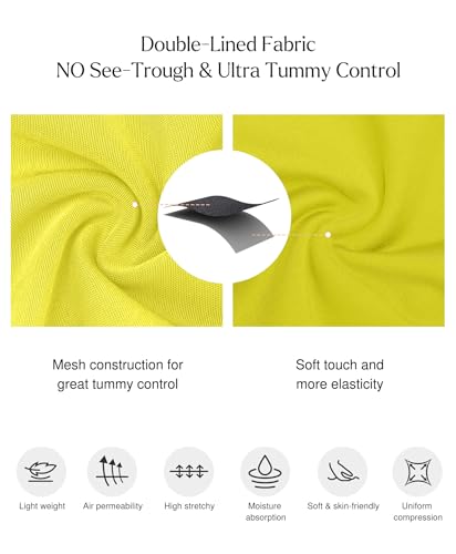 Image of Popilush Shapewear Bodysuits for Women Tummy Control Body Suits Corset Tops