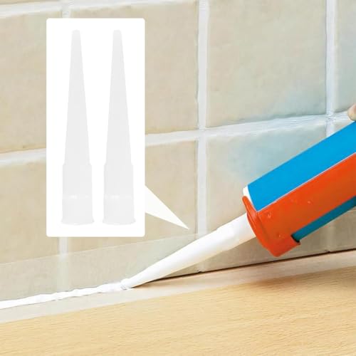 30 Pcs Cartouche Douilles, Embouts de Cartouche, Buse pour Silicone, Buse de Cartouche, Buse de Pistolet à Calfeutrer, Applicateur de Buses en Silicone pour Mastic Adhésif et Pistolet à Calfeutrer – vue 5
