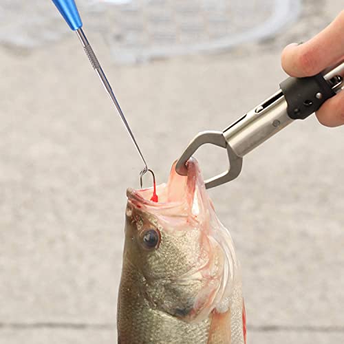 Cooltto 3Pc Fishing Premium Fishing Pliers, Stainless Steel Fish Lip Gripper, Aluminum Fishing Pliers With Sheath, Fish Hook Remover With Safety Coiled Lanyard #TOP5