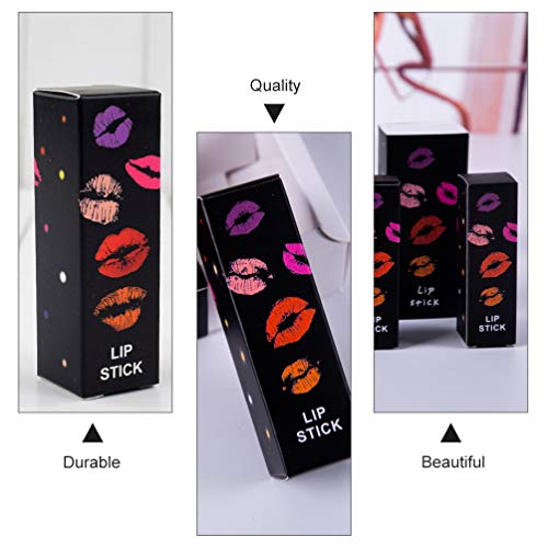 Beaupretty 50 Caixas De Unidades Caixa De Batom Caixas De Batom Vazias Tubo De Protetor Labial De Pa