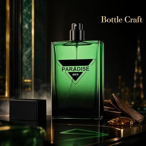Image of AFLUXE Paradise Men Eau de Parfum for Men, Modern Fresh Woody Amber Cologne, Long Lasting Masculine Fragrance, 3.0 fl oz (90 ml)