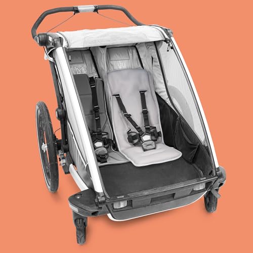 Liebes von priebes Falko Coolair Funktionssitzauflage für Fahrradanhänger Kinderanhänger/Universal Sitzauflage Stützkissen Komfort Sitzpolster/Sitzverkleinerer mit atmungsaktivem Material