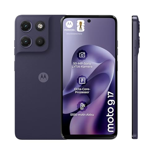 Motorola Moto g17 Smartphone 50-MP-Kamera 4-128 GB Evening Blue