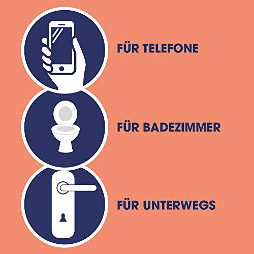 Desinfektionstücher einzeln verpackt von Sagrotan für hygienische Reinigung