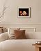 VIYYIEA Framed Wall Art for Living Room, Orange Canvas Prints, Vintage Home Decor, Fruits Painting Picture, Bathroom Wall Decor Gifts for Friends or Family - 12L x 10W