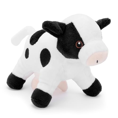 Zappi Co Children's Soft Cuddly Plush Toy Animal - Perfect Perfect Soft Snuggly Playtime Companions for Children (12-15 cm/5-6') (Cow)