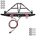 AIMROCK Metal RC Front/Rear Bumper w/LED Lights Upgrade Parts for 1/10 TRX4 SCX10 90046 90047 SCX10 III Crawler Truck