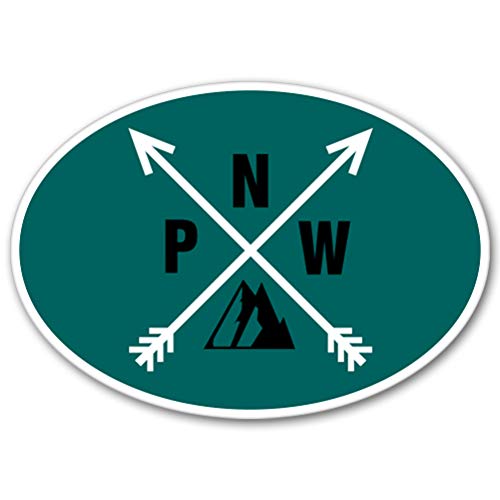AK Wall Art Pacific Northwest PNW Vinyl Sticker - Select Size