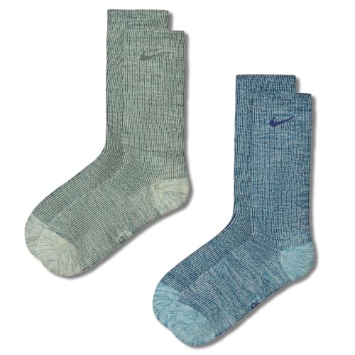 Image of Nike Everyday Cushioned Crew Socks (2 Pairs)