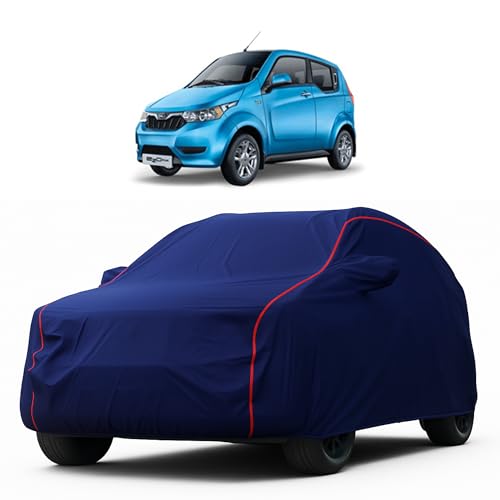 Image of Heavy-Duty Car Cover for Compatible with Mahindra e20 (2013 to 2025 All Models) Deluxe Car Protection Cover - Waterproof & UV-Resistant All-Season Exterior Protection