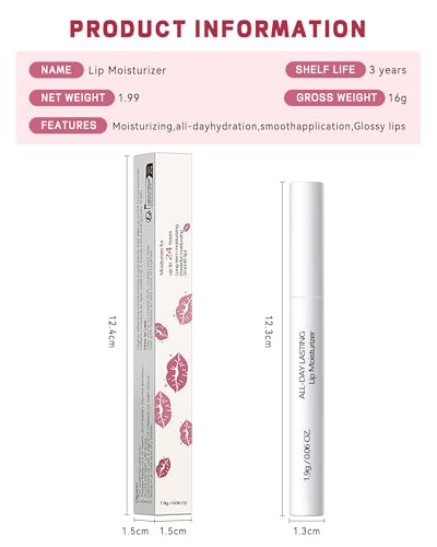 Lip Balm-3Pcs Hydrating Clear Lip Prime,Colorless Lip Tint Moisturizer for Dry & Chapped Lips,Smooth Lightweight Lip Base,Lipstick Primer Lip Care Product,Valentine\'s Day Makeup Gift for Women Girl - Thumbnail 7