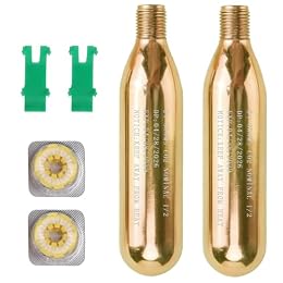 24 Gram CO2 Cartridge Life Jacket Rearming Kit, Auto/Manual PFD, Metal Cartridge for Life Jacket CO2 Cartridges,2Pack