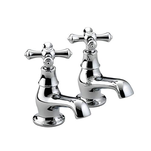 Bristan K 3/4 C Colonial Bath Taps - Chrome