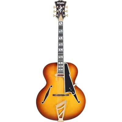 D'Angelico Excel Style B Hollowbody Electric Guitar - Dark Iced Tea Burst