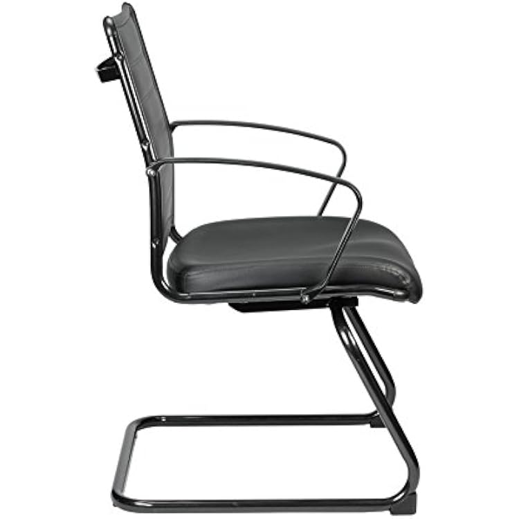 Eurotech Seating Europa Titanium Guest Chair, Black