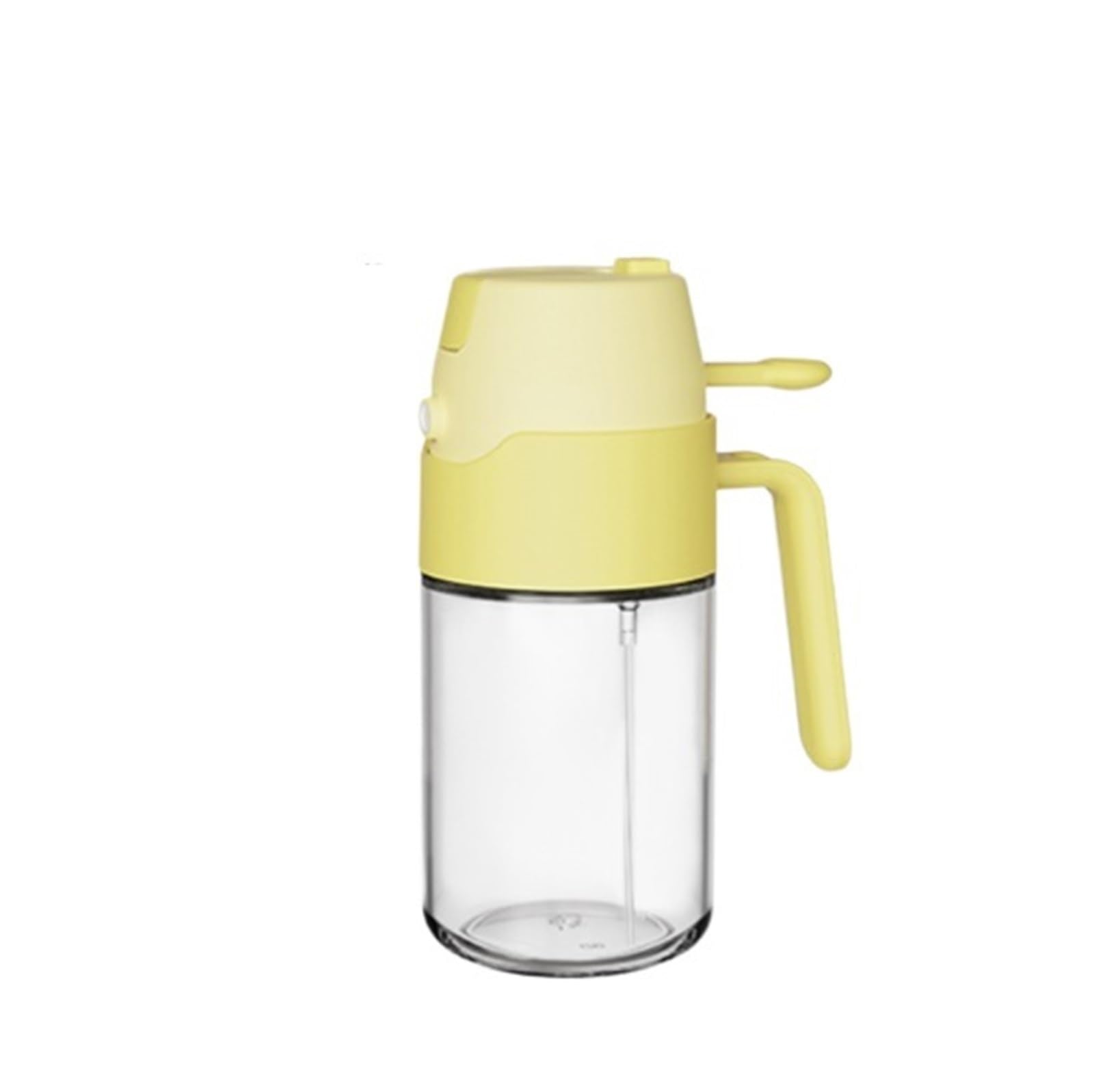Spray na Olej Rozpylacz Oleju 2 Szt. 2 W 1 Dozownik Oliwy Z Oliwek Do Gotowania Sałatki W Air Fryerze Opryskiwacz Olejowy(Yellow,350ml)