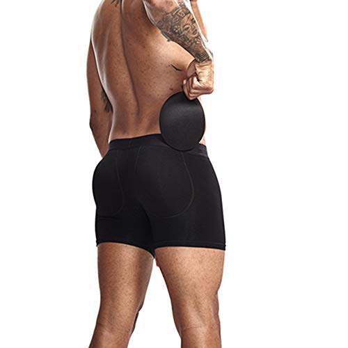 JOCKMAIL Men Boxer Underwear Men's Butt-Enhancing Padded Trunk Removable Padded3