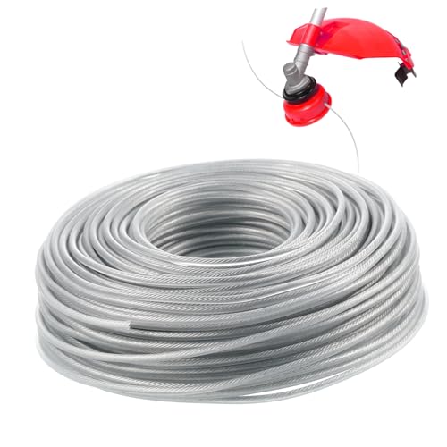 Kisangel 1Roll Nylon Grass Trimmer Line Durable Mower Accessory for Cutting Grass Trimming Branches and Shrubs Compatible with Trimmers and Lawn Mowers