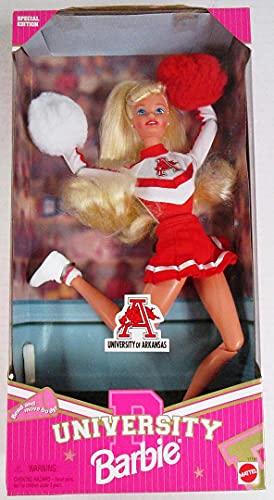 Poupée Barbie de collection 1996 University of Arkansas Razorback rare