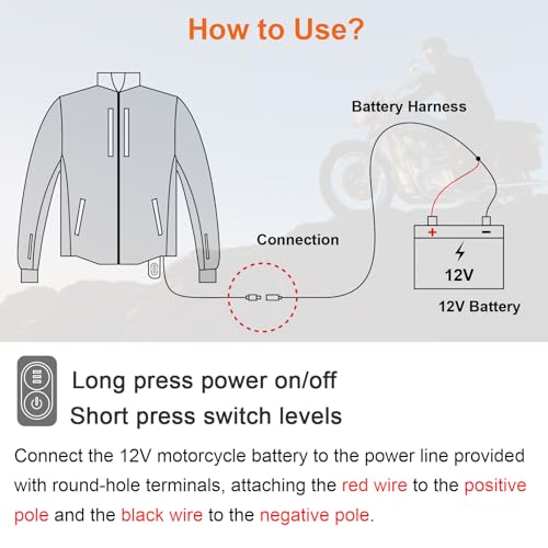 MIDIAN 12V Heated Jacket Liner