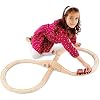 Melissa & Doug Classic Wooden Figure Eight Train Set (22 pcs)