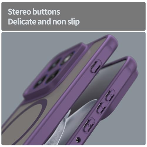 Image of Compatible with Motorola Moto X70 Air Case Cover,Compatible with MagSafe,Anti-Fall,Compatible with Motorola Edge 70 5G XT2601-2 XT2603-2 Cell Protective Phone Case Purple