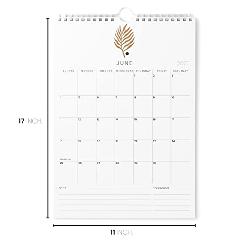 Calendar 2023 - Vertical 11X17 2023 Wall Calendar Runs Until June 2024 - Easy Planning With The 2023 Calendar - Aesthetic Wall Calendar 2023-2024 Monthly - Karto - Zen #TOP5