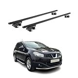 OMAC Dachträger für Nissan Qashqai J10 J11 2007-2021 Aluminium Schwarz