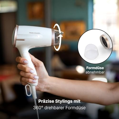 ProfiCare® Haartrockner klappbar | Hair Dryer 1400W | platzsparend mit Klappgriff | kompakter Airstyler | 2 Stufen… – Ansicht 3