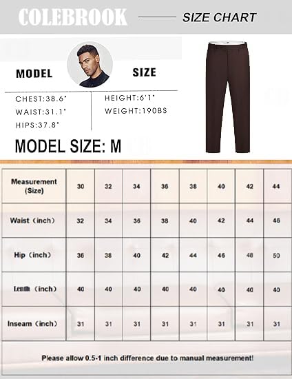 Image of CB-COLEBROOK Luxury PV Stretchable Classic Casual Pants for Men | Stylish Ankle Fit Men's Wear Premium Trousers for Office or Party | Mens Fashion Dress Trouser with 4 Pockets & Suit Pant's