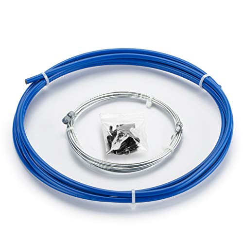 Eastern Power Bicycle Brake Cable & Housing, Mountain Bike Brake Cables Set, Universal Bike Brake Cables For Mtb/Road Bike, Blue #TOP1