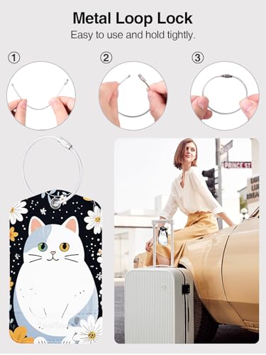 Image of TopMade Luggage Tags, Works with Apple Find My, Smart Suitcase Tag Tracker