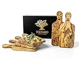 🥒🥩🧀 [Multifunktional] Nutzen Sie unser Schneidebrett zum Schneiden und Hacken von Fleisch, Obst und Gemüse. Durch das elegante Design lässt sich das Brett auch ideal als Servier- oder als Steakbrett verwenden.