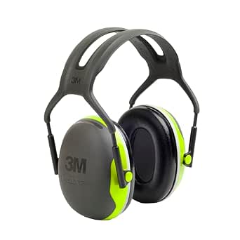 fogliari in cuffia antiprocesso sonoro 3m peltor x4a black green