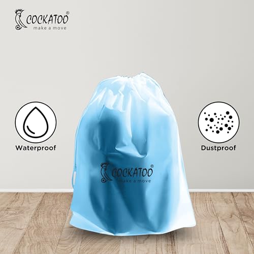 Image of Cockatoo PE Shoe Bag for Travel & Storage, Women & Men, Travelling Shoe Storage Bag, Shoe Storage Organizer Bag - Pack of 10 Shoe Pouch(30 x 35 CM)