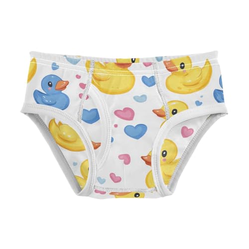 Wusikd Yellow Ducks Boys' Underwear Cotton Pink Boys Briefs Soft Toddler Underwear 2T