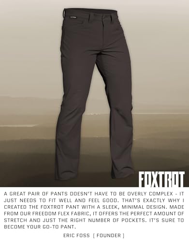 Howitzer Men's Foxtrot Pant – Tactical Slim Fit Outdoor Pants with Flex Fabric & Mag Pockets, Water Resistant4