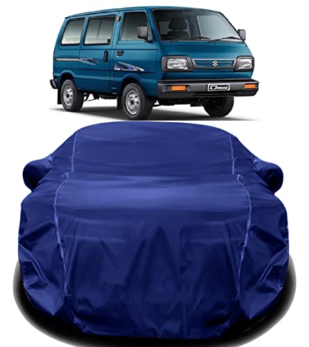 Image of AUCTIMO Omni Car Cover Waterproof Omni Van Cover with Triple Stitched Fully Elastic Ultra Surface Body Protection (Navy Look)