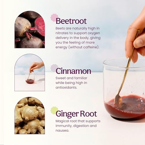 Image of Blume Superfoods Latte - Beetroot Powder, Energy Boosting, Organic Beet Powder, Clove, Cinnamon, Ginger - Vegan, Gluten-Free - 25 Servings