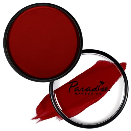 Mehron Makeup Paradise AQ - RED, Water-Activated Face &amp; Body Paint