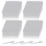 Amplias aplicaciones: estas pipetas cuentagotas de plástico se pueden utilizar para transferir diversos líquidos, aceites esenciales, fragancias y pigmentos, entre otros. Adecuadas para laboratorio, investigación científica, cuidado de la piel, formulación de perfumes, pintura, etc.