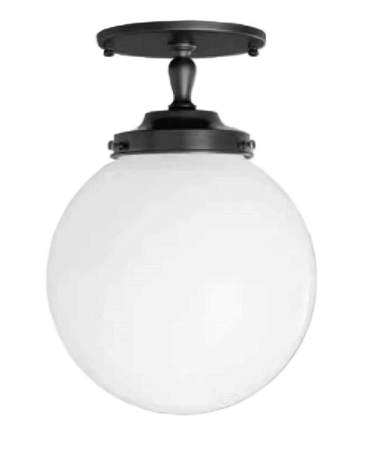 Lámpara de techo compacta de 20cm con bola de cristal para iluminar entradas oscuras y pasillos